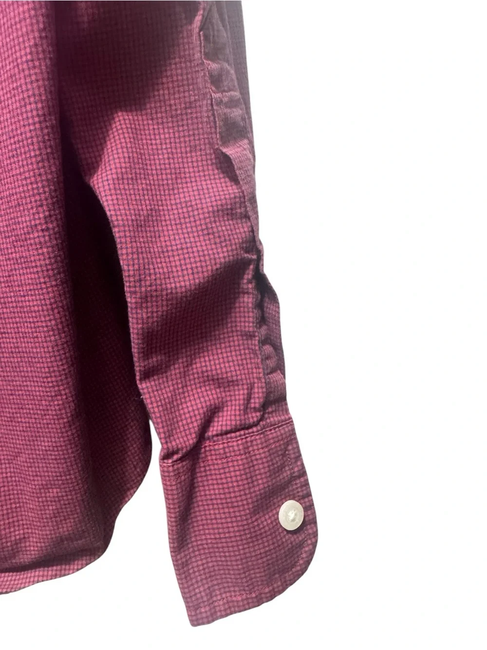 J. Crew Maroon Button-Down Shirt M slim